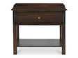 Maeve Dark Brown Nightstand by MOES at Eve Furniture