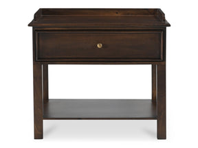 Maeve Dark Brown Nightstand by MOES at Eve Furniture