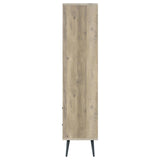 Maeve Distressed Pine 70-inch 3-shelf Bookcase with Drawers by Coaster at Eve Furniture