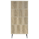 Maeve Distressed Pine 70-inch 3-shelf Bookcase with Drawers by Coaster at Eve Furniture