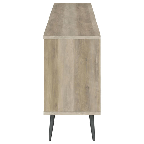 Maeve Gray and Antique Pine 2-Door Engineered Wood Accent Cabinet by Coaster at Eve Furniture