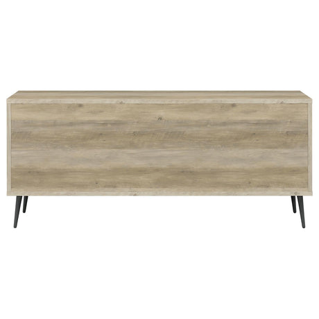 Maeve Gray and Antique Pine 2-Door Engineered Wood Accent Cabinet by Coaster at Eve Furniture