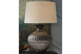 Magan Antique Bronze Finish Table Lamp by Ashley at Eve Furniture