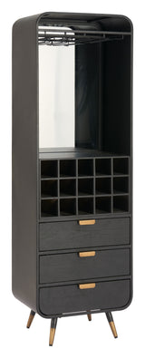 Magara Black Bar Cabinet by Zuomod at Eve Furniture