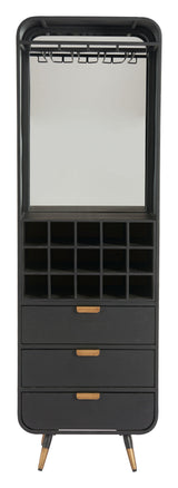 Magara Black Bar Cabinet by Zuomod at Eve Furniture