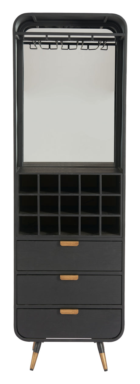 Magara Black Bar Cabinet by Zuomod at Eve Furniture