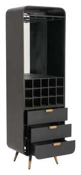 Magara Black Bar Cabinet by Zuomod at Eve Furniture