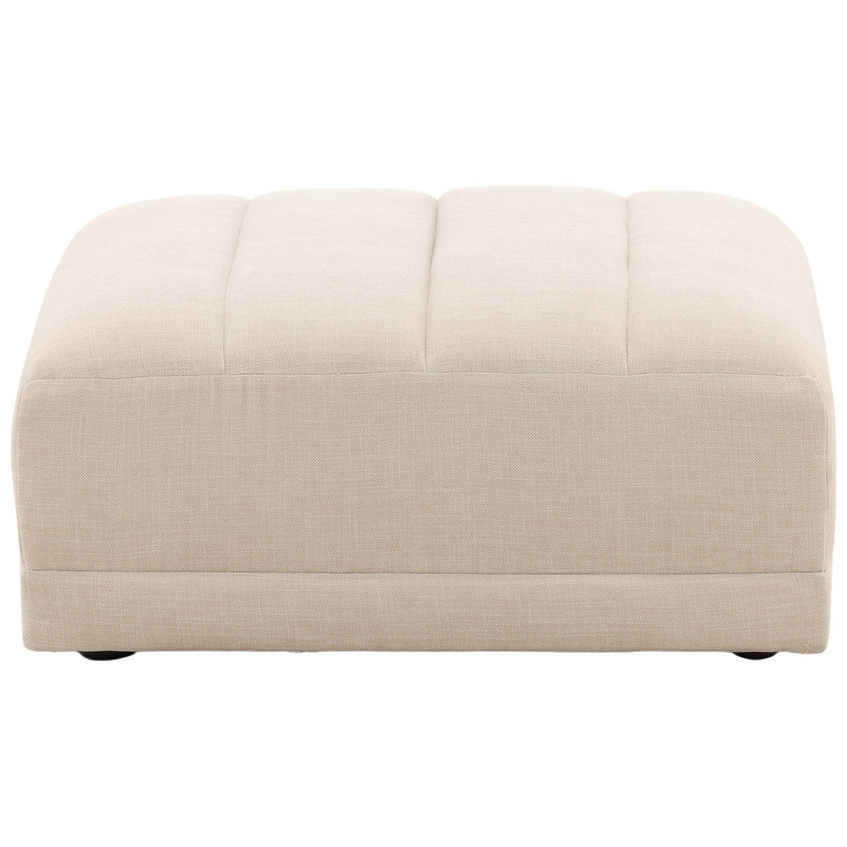 Magda Ottoman, Topanga Oat by Dovetail at Eve Furniture
