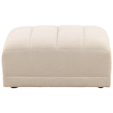 Magda Ottoman, Topanga Oat by Dovetail at Eve Furniture