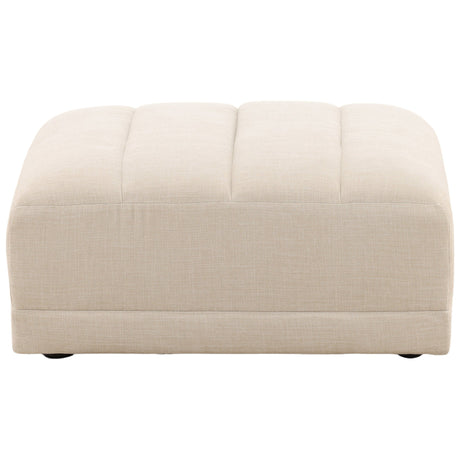 Magda Ottoman, Topanga Oat by Dovetail at Eve Furniture