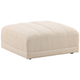 Magda Ottoman, Topanga Oat by Dovetail at Eve Furniture