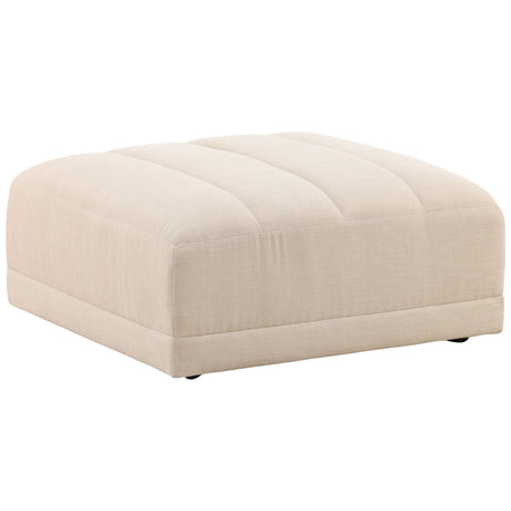 Magda Ottoman, Topanga Oat by Dovetail at Eve Furniture