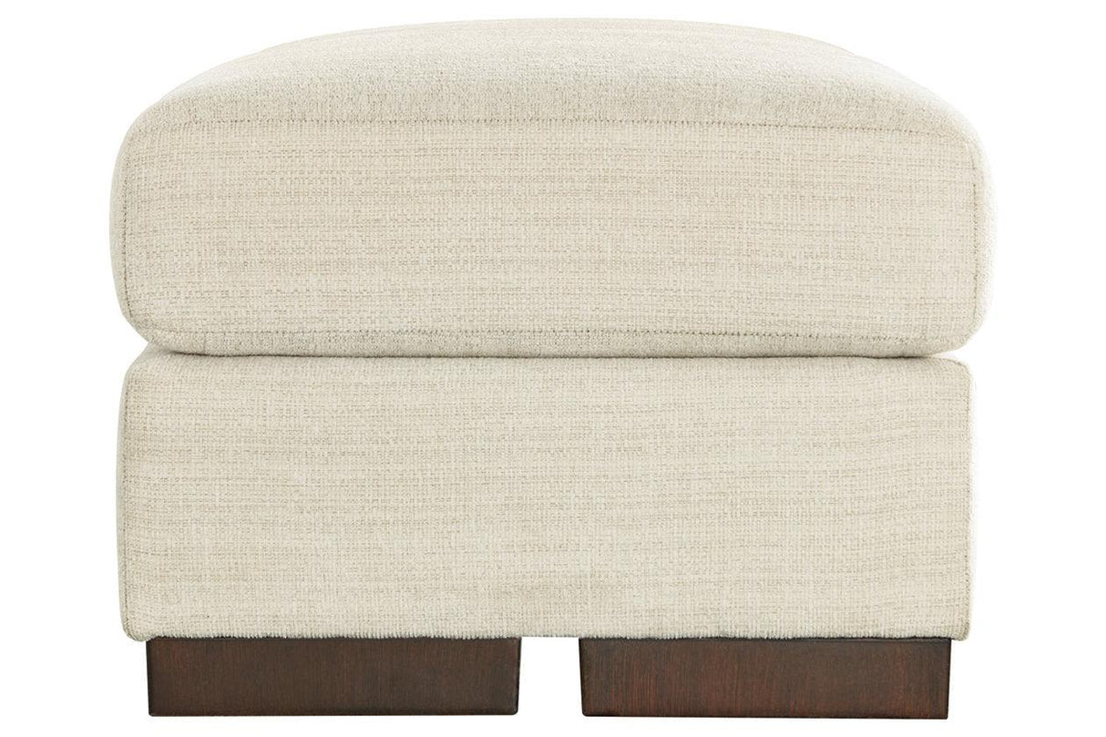 Maggie Birch Ottoman by Ashley at Eve Furniture