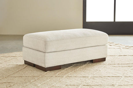 Maggie Birch Ottoman by Ashley at Eve Furniture