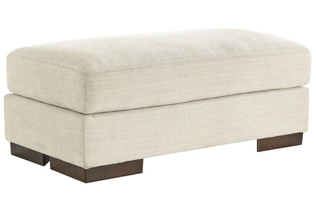 Maggie Birch Ottoman by Ashley at Eve Furniture