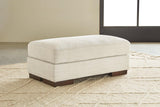 Maggie Birch Sofa and Ottoman by Ashley at Eve Furniture