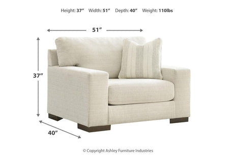 Maggie Birch Sofa, Chair and Ottoman by Ashley at Eve Furniture