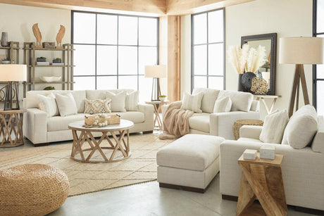 Maggie Birch Sofa, Loveseat and Ottoman by Ashley at Eve Furniture