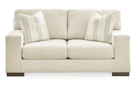 Maggie Birch Sofa, Loveseat and Ottoman by Ashley at Eve Furniture