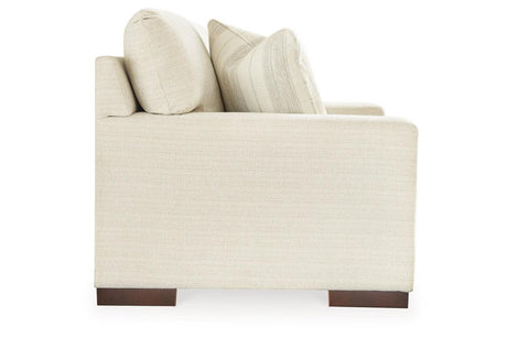 Maggie Birch Sofa, Loveseat and Ottoman by Ashley at Eve Furniture