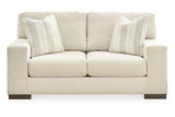 Maggie Birch Sofa, Loveseat, Chair and Ottoman by Ashley at Eve Furniture