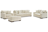 Maggie Birch Sofa, Loveseat, Chair and Ottoman by Ashley at Eve Furniture