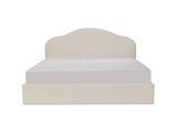Maggie Cream King Storage Bed by Moe's Home at Eve Furniture