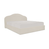 Maggie Cream Queen Storage Bed by Moe's Home at Eve Furniture