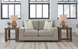 Maggie Flax Loveseat by Ashley at Eve Furniture