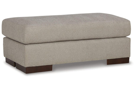 Maggie Flax Oversized Chair and Ottoman by Ashley at Eve Furniture