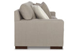 Maggie Flax Sofa, Loveseat, Oversized Chair and Ottoman by Ashley at Eve Furniture