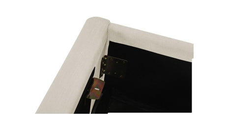 Maggie King Storage Bed Cream by Moe's Home at Eve Furniture