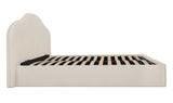 Maggie King Storage Bed Cream by Moe's Home at Eve Furniture