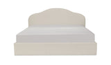 Maggie King Storage Bed Cream by Moe's Home at Eve Furniture