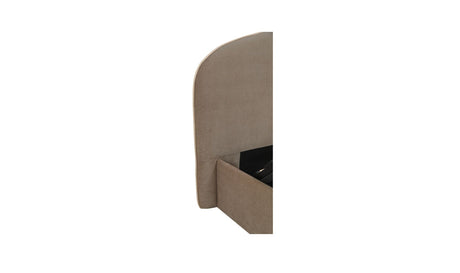 Maggie King Storage Bed Taupe by Moe's Home at Eve Furniture