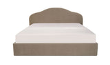 Maggie King Storage Bed Taupe by Moe's Home at Eve Furniture