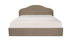 Maggie King Storage Bed Taupe by Moe's Home at Eve Furniture