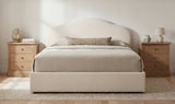 Maggie Queen Storage Bed Cream by Moe's Home at Eve Furniture