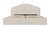 Maggie Queen Storage Bed Cream by Moe's Home at Eve Furniture
