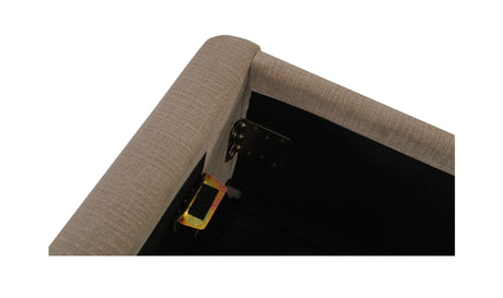 Maggie Queen Storage Bed Taupe by Moe's Home at Eve Furniture