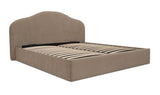 Maggie Queen Storage Bed Taupe by Moe's Home at Eve Furniture