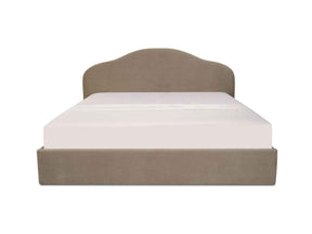 Maggie Taupe King Storage Bed by Moe's Home at Eve Furniture