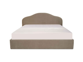 Maggie Taupe Queen Storage Bed