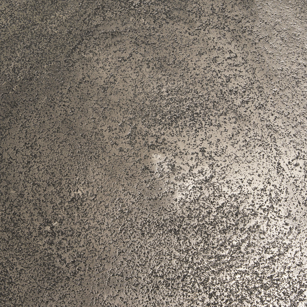 Maggie Textured Silver Nickel Cast Aluminum Metal Accent Table by Mercana at Eve Furniture