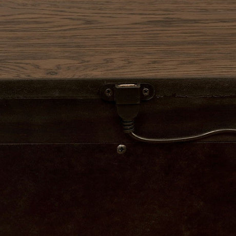 Maggie Walnut Nightstand by Furniture of America at Eve Furniture