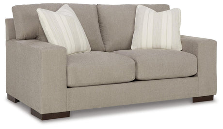 Maggie Flax Loveseat by Ashley at Eve Furniture