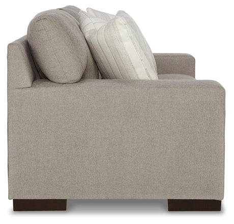 Maggie Flax Loveseat by Ashley at Eve Furniture