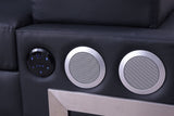Magic (LED & Speaker) Black Sectional by New Era Innovations at Eve Furniture