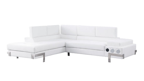 Magic (LED & Speaker) White Sectional by New Era Innovations at Eve Furniture