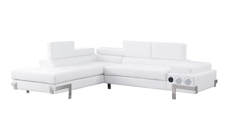 Magic (LED & Speaker) White Sectional by New Era Innovations at Eve Furniture